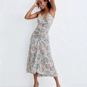 Veronica Beard Aldana Silk Midi Dress